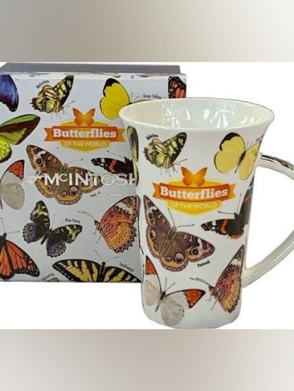 Butterflies of the World Mug-Fine Bone China